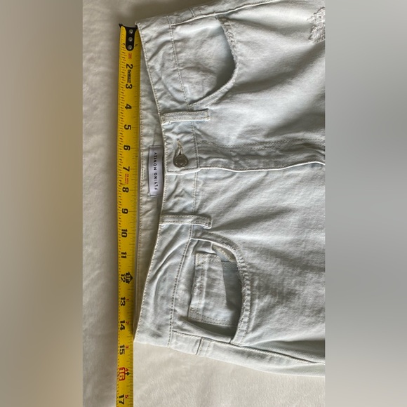 Flying Monkey Light Blue Distressed Cropped Boyfriend Jeans, Sz 29 - Picture 9 of 9